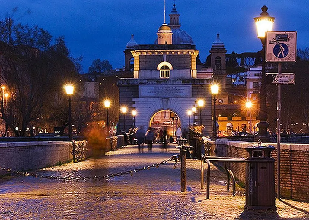 L'Attichetto Di Ponte Milvio A Roma Centro Lägenhet Italien